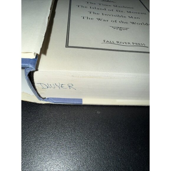 H. G. Wells Four Complete Novels 1994 Hardcover Dust Jacket DETACHED SPINE - Picture 4 of 16